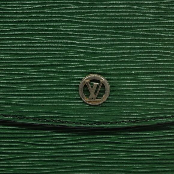 LOUIS VUITTON Epi Montaigne 27 Clutch Bag Green - Picture 7 of 16